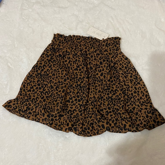 Leopard Sienna Sky Skirt - Picture 1 of 5